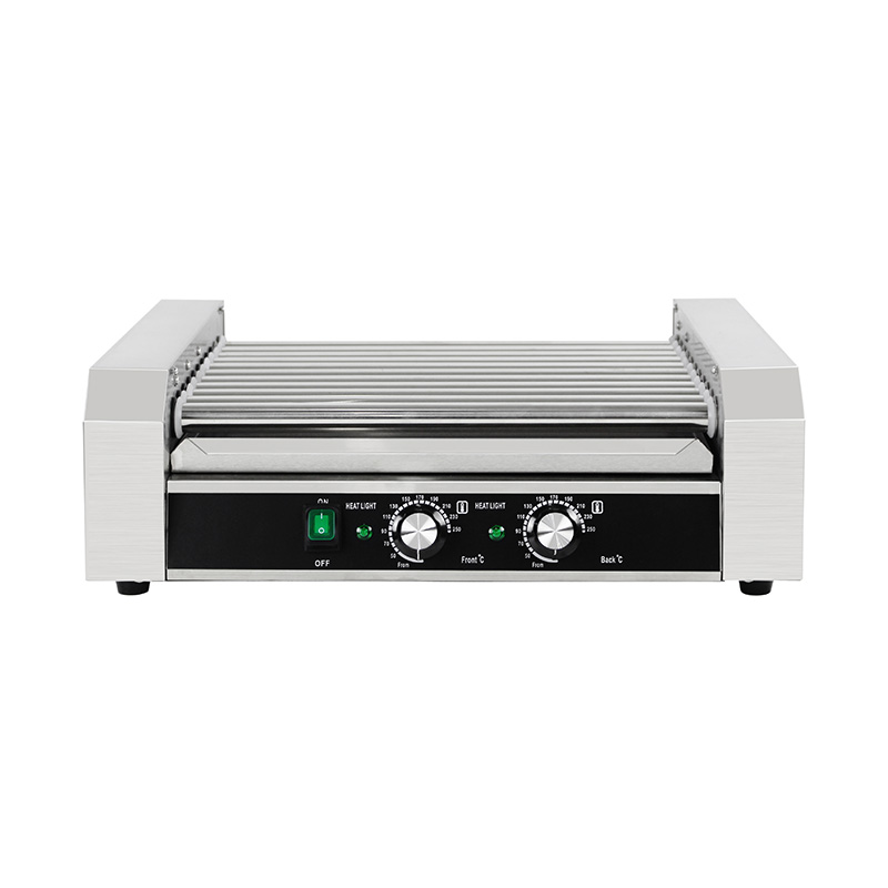 Elektrische Hot-Dog-Roller-Grillmaschine aus Edelstahl