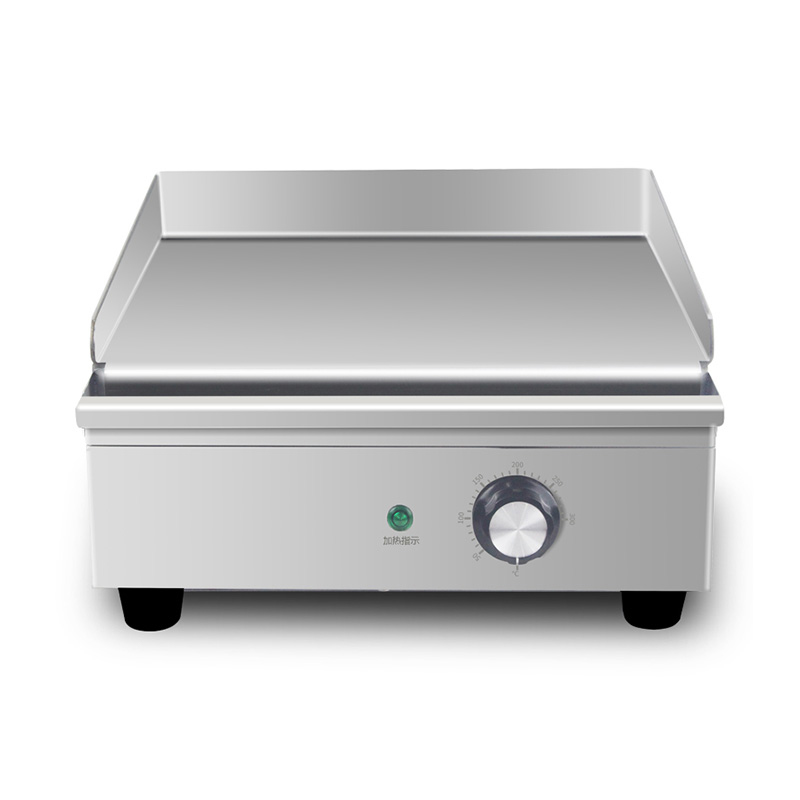 Elektrische Grillplatte für gewerbliche Küchen aus Edelstahl