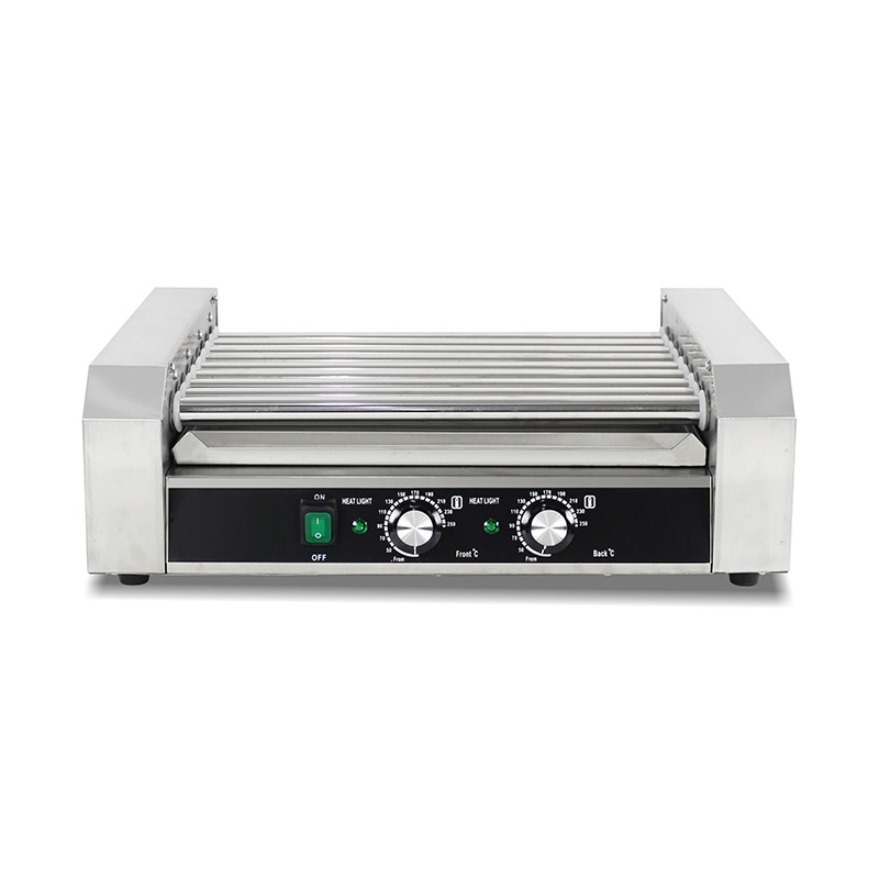 Elektrische Hot-Dog-Roller-Grillmaschine aus Edelstahl