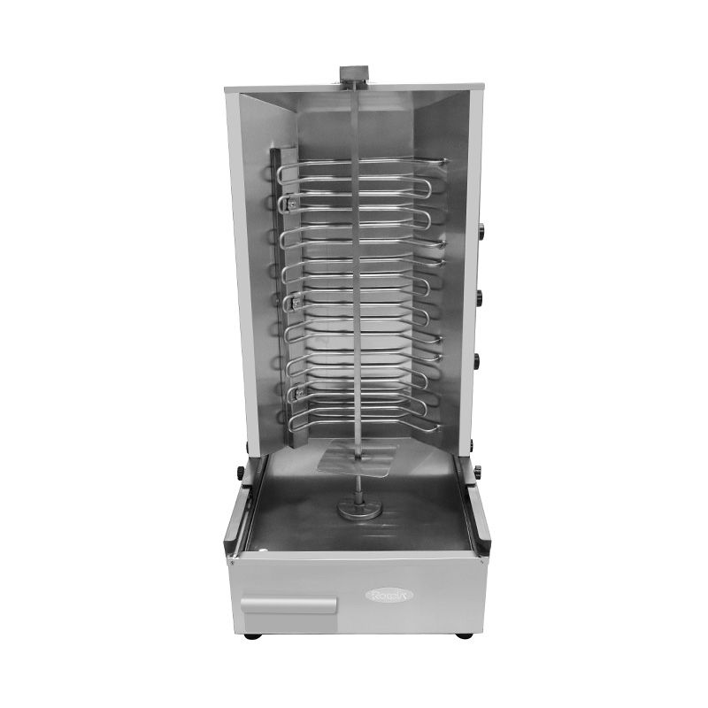 Kommerzielle elektrische Shawarma-Grill-Küchenmaschine aus Edelstahl
