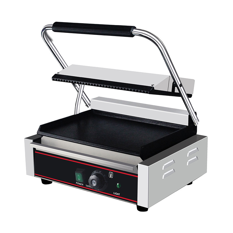 Kommerzielle elektrische Panini-Grill-Küchenmaschine aus Edelstahl