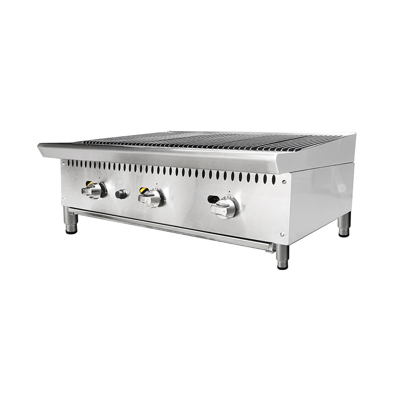 Erdgas-/LPG-Lavasteingrill mit Brennern, Outdoor-/Indoor-Küchenmaschine