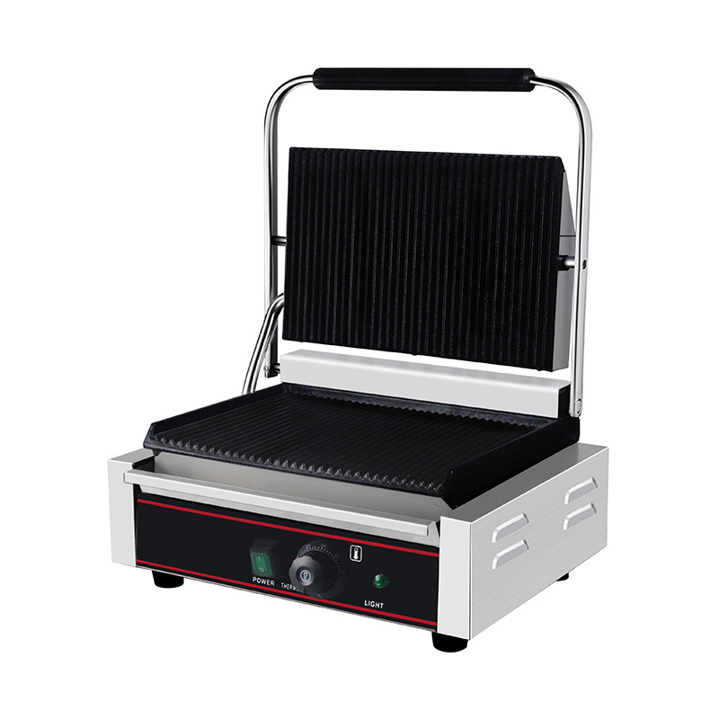 Kommerzielle elektrische Panini-Grill-Küchenmaschine aus Edelstahl