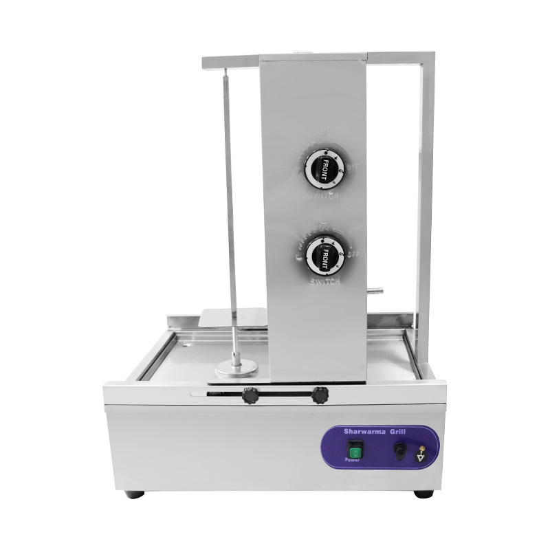 Kommerzielle Erdgas-/LPG-Shawarma-Grill-Küchenmaschine aus Edelstahl