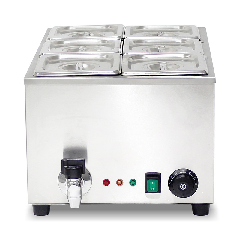 Kommerzielle elektrische Bain-Marie-Küchenmaschine aus Edelstahl mit Anti-Trocken-Schutzheizung