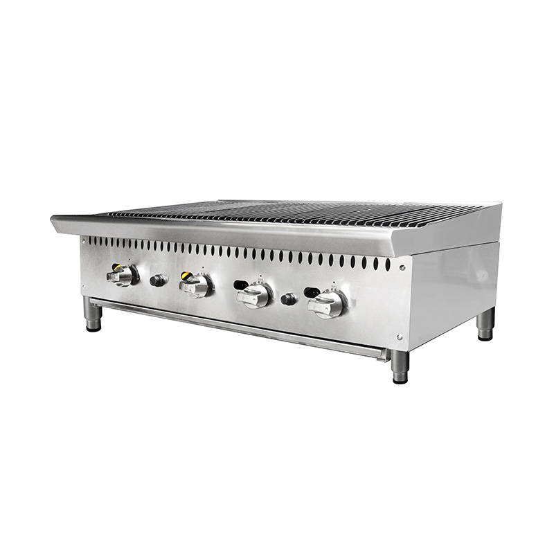 Erdgas-/LPG-Lavasteingrill mit Brennern, Outdoor-/Indoor-Küchenmaschine