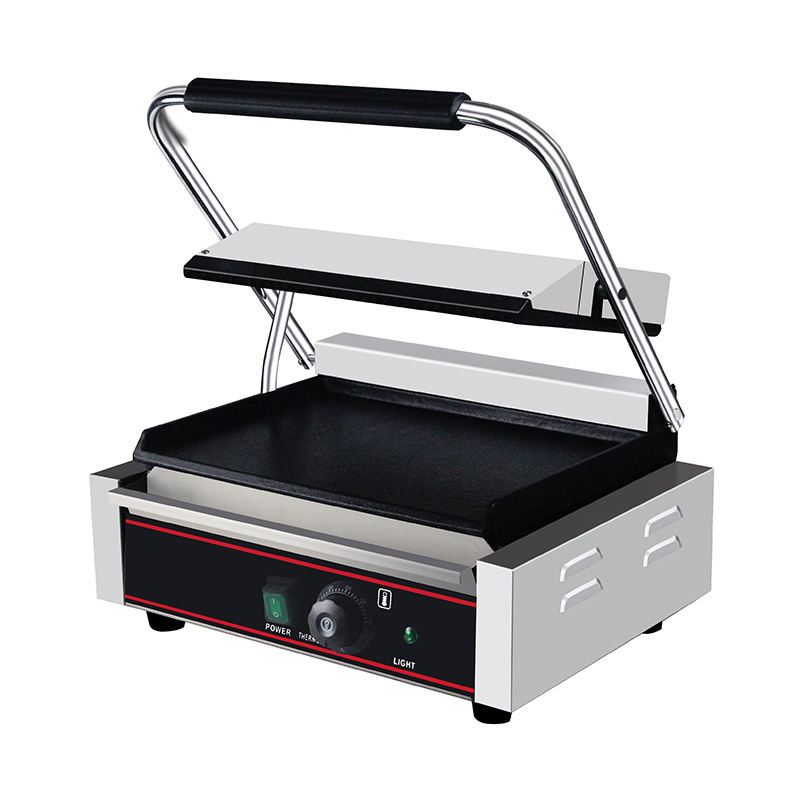 Kommerzielle elektrische Panini-Grill-Küchenmaschine aus Edelstahl