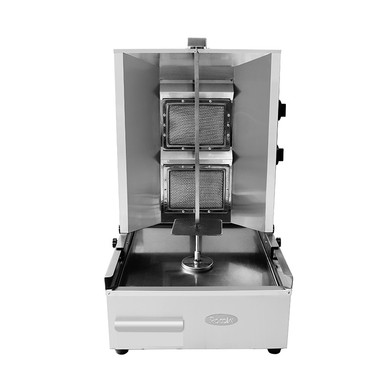 Kommerzielle Erdgas-/LPG-Shawarma-Grill-Küchenmaschine aus Edelstahl