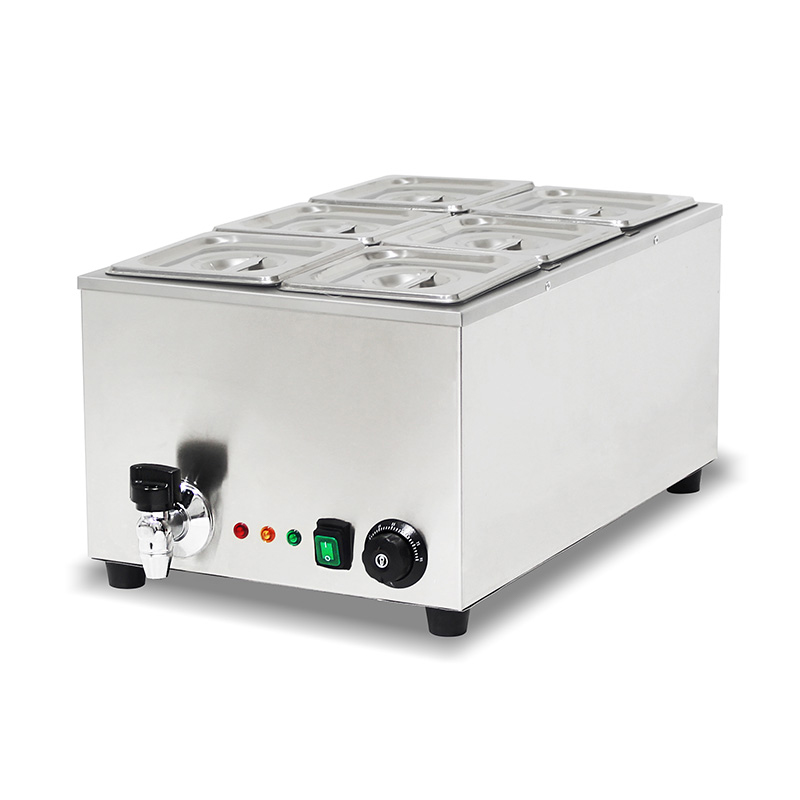 Kommerzielle elektrische Bain-Marie-Küchenmaschine aus Edelstahl mit Anti-Trocken-Schutzheizung