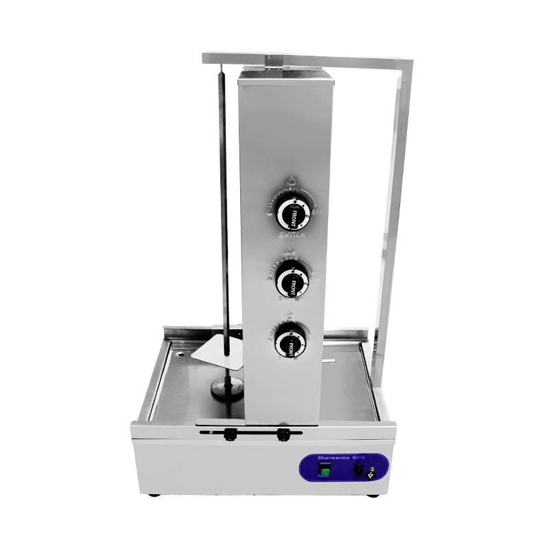 Kommerzielle Erdgas-/LPG-Shawarma-Grill-Küchenmaschine aus Edelstahl