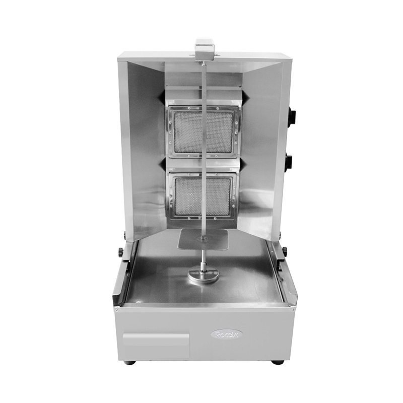 Kommerzielle Erdgas-/LPG-Shawarma-Grill-Küchenmaschine aus Edelstahl