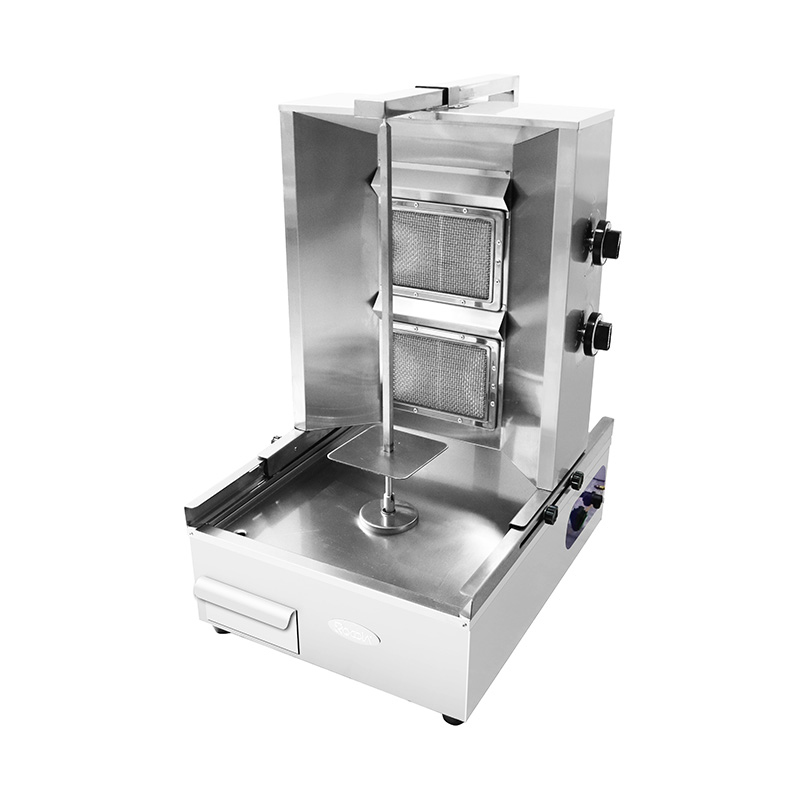 Kommerzielle Erdgas-/LPG-Shawarma-Grill-Küchenmaschine aus Edelstahl