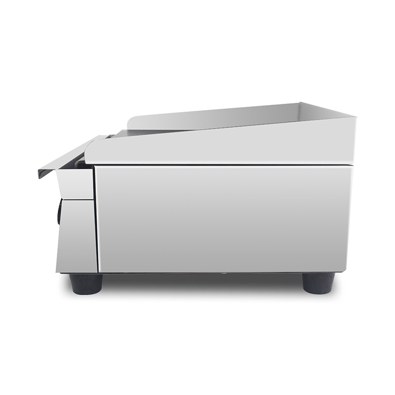 Elektrische Grillplatte für gewerbliche Küchen aus Edelstahl