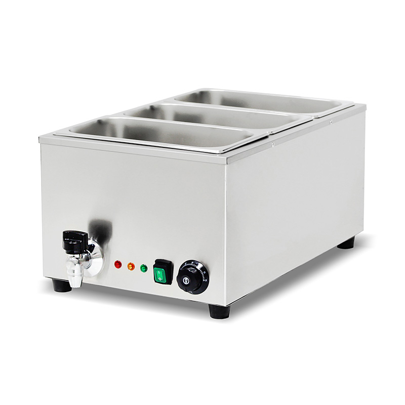 Kommerzielle elektrische Bain-Marie-Küchenmaschine aus Edelstahl mit Anti-Trocken-Schutzheizung