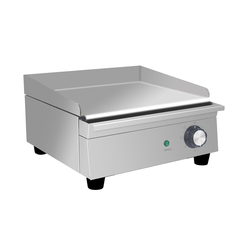 Elektrische Grillplatte für gewerbliche Küchen aus Edelstahl