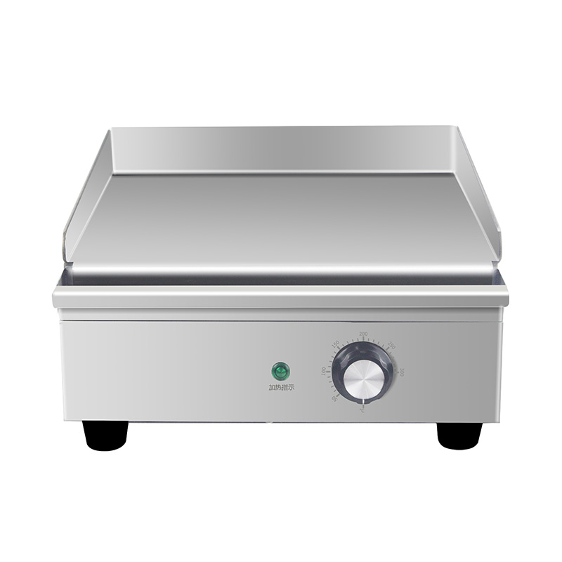 Elektrische Grillplatte für gewerbliche Küchen aus Edelstahl