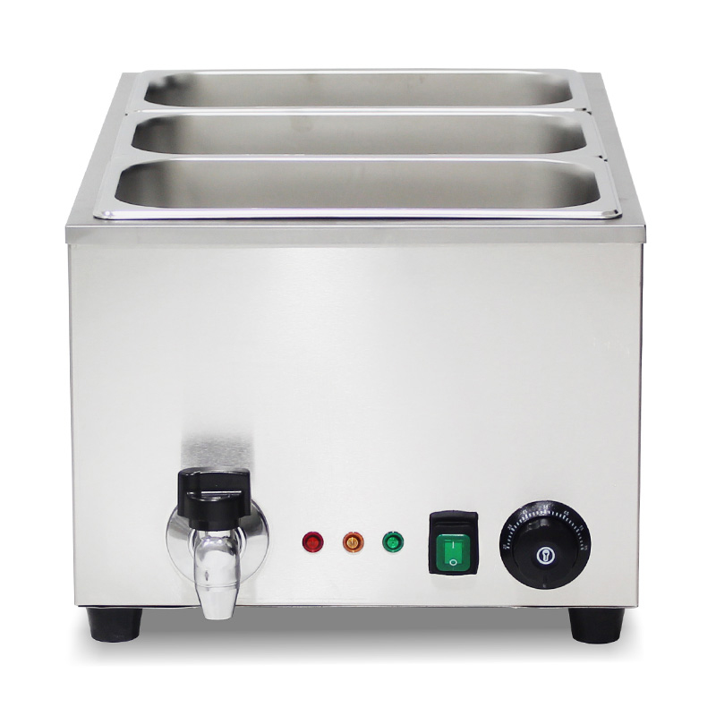 Kommerzielle elektrische Bain-Marie-Küchenmaschine aus Edelstahl mit Anti-Trocken-Schutzheizung