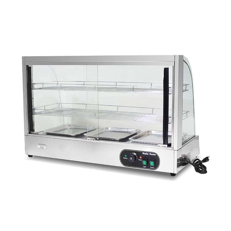 Edelstahl-Gewerbeküchen-Elektrolichtbogen-Glas-Lebensmittel-Wärmermaschine