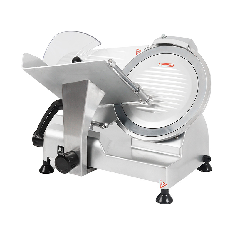 Kommerzielle Restaurant-Fleischschneidemaschine aus Aluminium-Magnesium-Legierung und eloxiertem Edelstahl