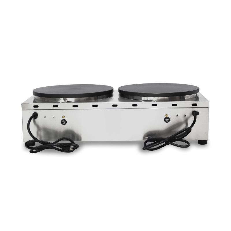 Elektrische Crêpes-Maschine aus Edelstahl mit Teflonbeschichtung