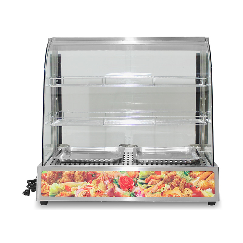 Edelstahl-Gewerbeküchen-Elektrolichtbogen-Glas-Lebensmittel-Wärmermaschine