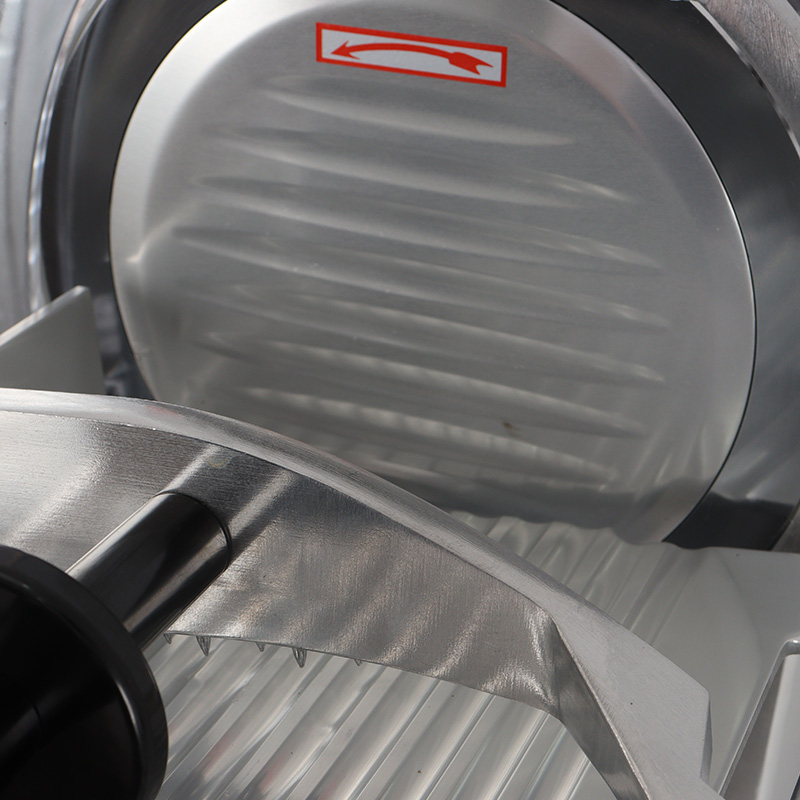 Kommerzielle Restaurant-Fleischschneidemaschine aus Aluminium-Magnesium-Legierung und eloxiertem Edelstahl