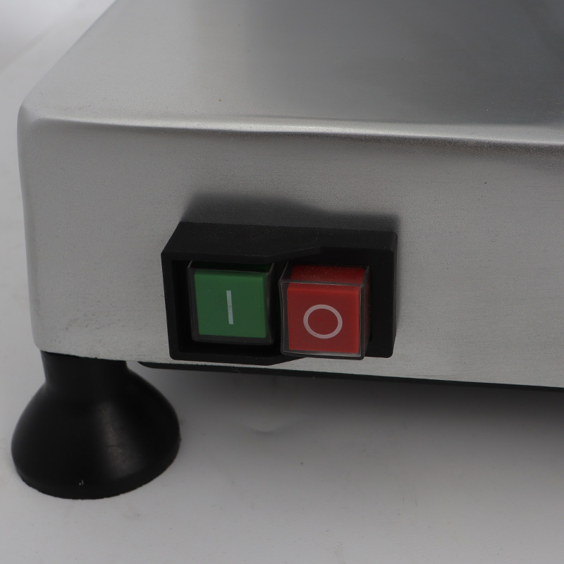 Kommerzielle Restaurant-Fleischschneidemaschine aus Aluminium-Magnesium-Legierung und eloxiertem Edelstahl