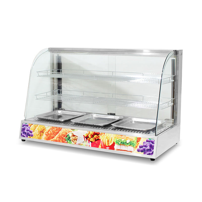 Edelstahl-Gewerbeküchen-Elektrolichtbogen-Glas-Lebensmittel-Wärmermaschine