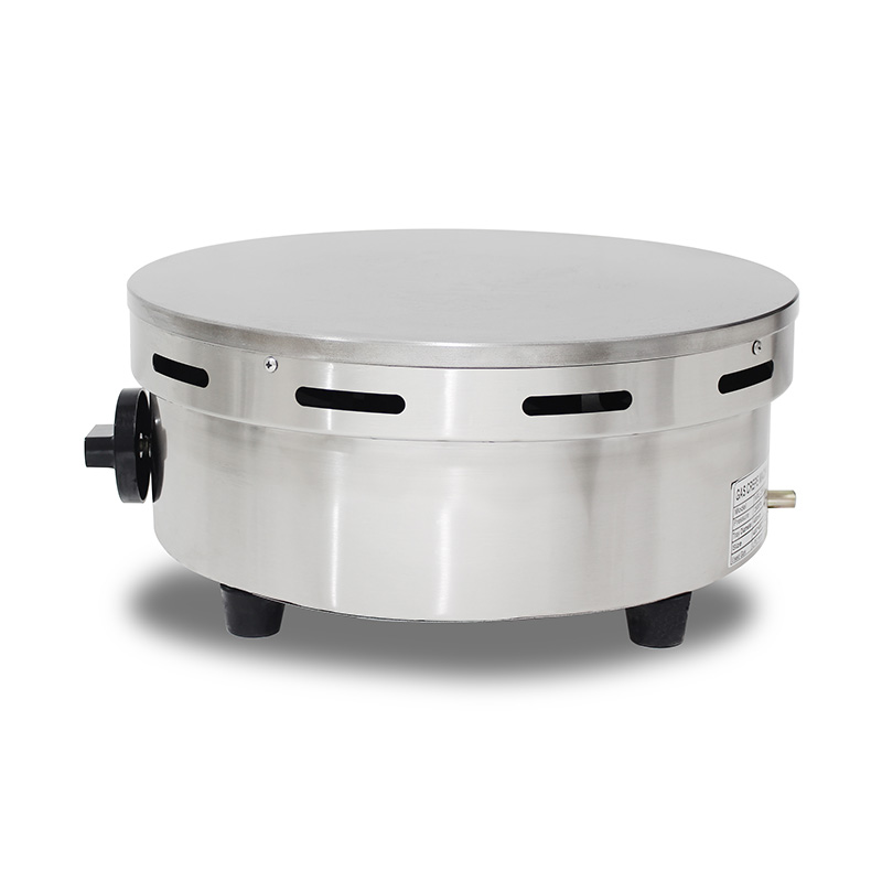 Edelstahl-Teflonbeschichtete Erdgas-/LPG-Crêpe-Maschine