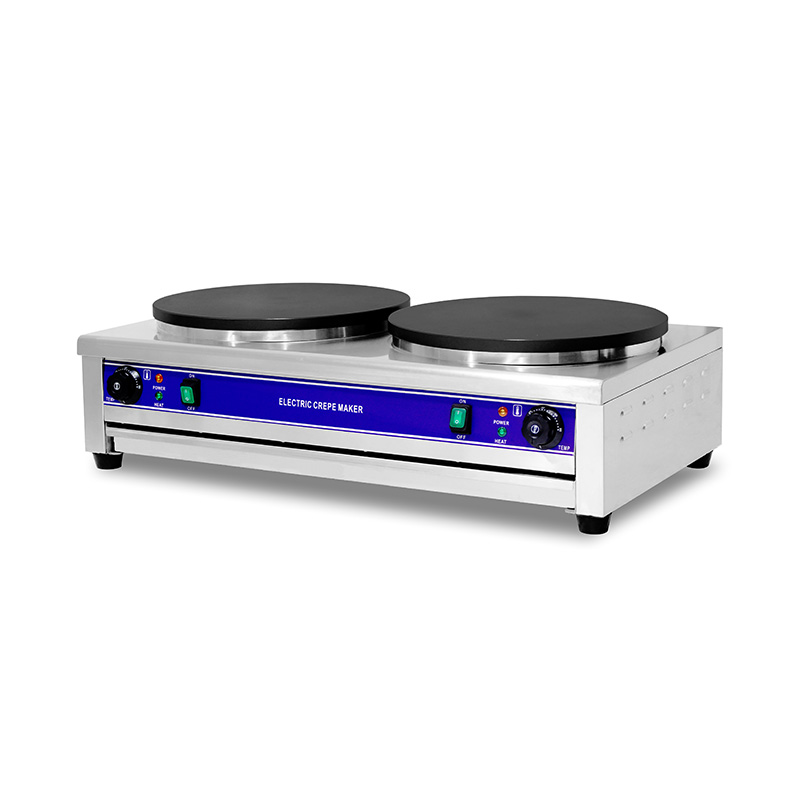 Elektrische Crêpes-Maschine aus Edelstahl mit Teflonbeschichtung