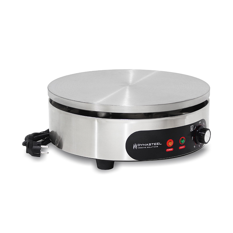 Elektrische Crêpes-Maschine aus Edelstahl mit Teflonbeschichtung