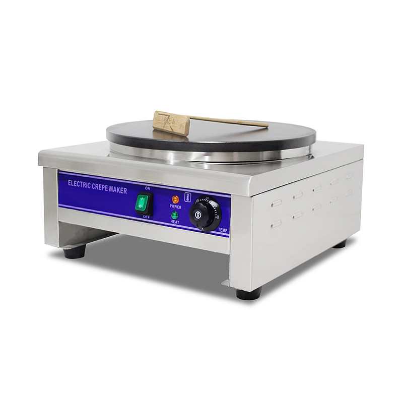 Elektrische Crêpes-Maschine aus Edelstahl mit Teflonbeschichtung