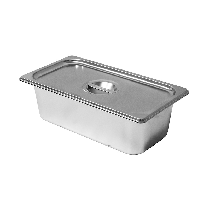 GN-Behälter/Pfanne aus Edelstahl für gewerbliche Küchen