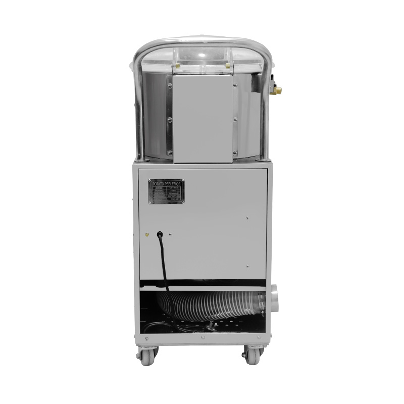 Kommerzieller elektrischer Kartoffelschäler aus Edelstahl, Küchenmaschine zum Reinigen von Schalentieren