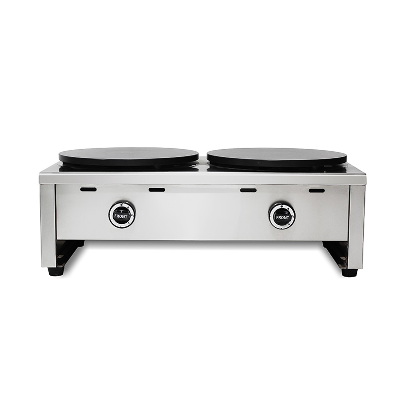 Edelstahl-Teflonbeschichtete Erdgas-/LPG-Crêpe-Maschine