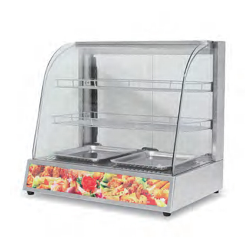 Edelstahl-Gewerbeküchen-Elektrolichtbogen-Glas-Lebensmittel-Wärmermaschine