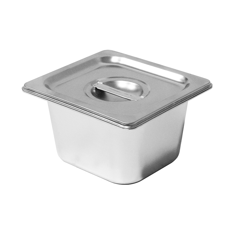 GN-Behälter/Pfanne aus Edelstahl für gewerbliche Küchen