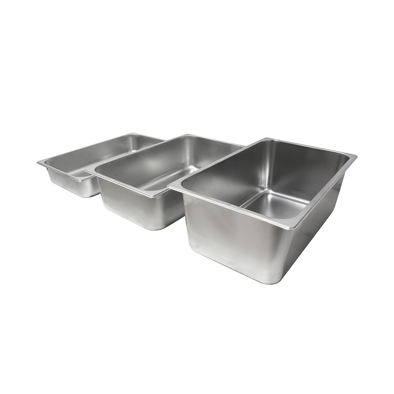GN-Behälter/Pfanne aus Edelstahl für gewerbliche Küchen