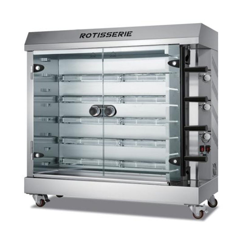 Elektrische Hähnchenspießmaschine aus Edelstahl für gewerbliche Küchen