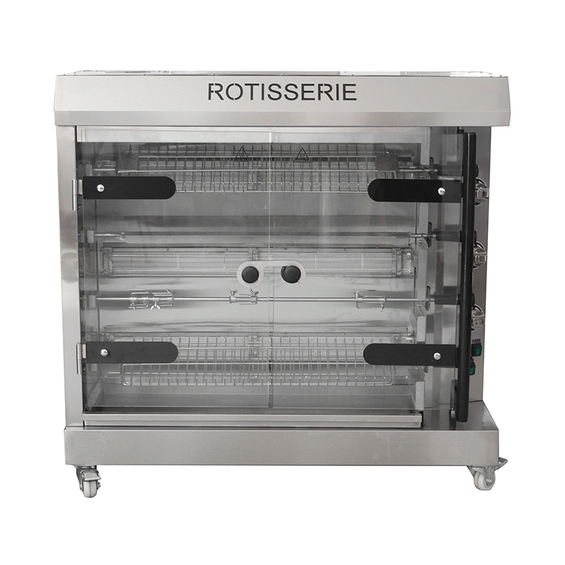 Elektrische Hähnchenspießmaschine aus Edelstahl für gewerbliche Küchen