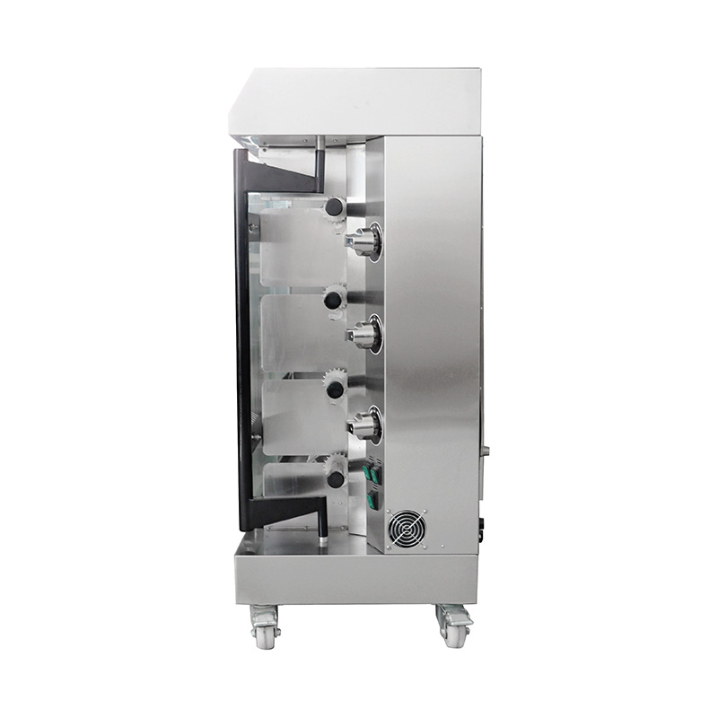 Hähnchenspießmaschine aus Edelstahl für Gewerbeküchen mit Erdgas/LPG
