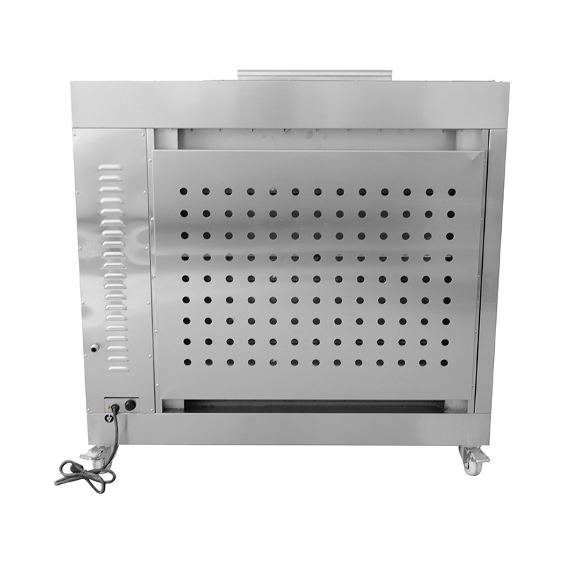 Hähnchenspießmaschine aus Edelstahl für Gewerbeküchen mit Erdgas/LPG