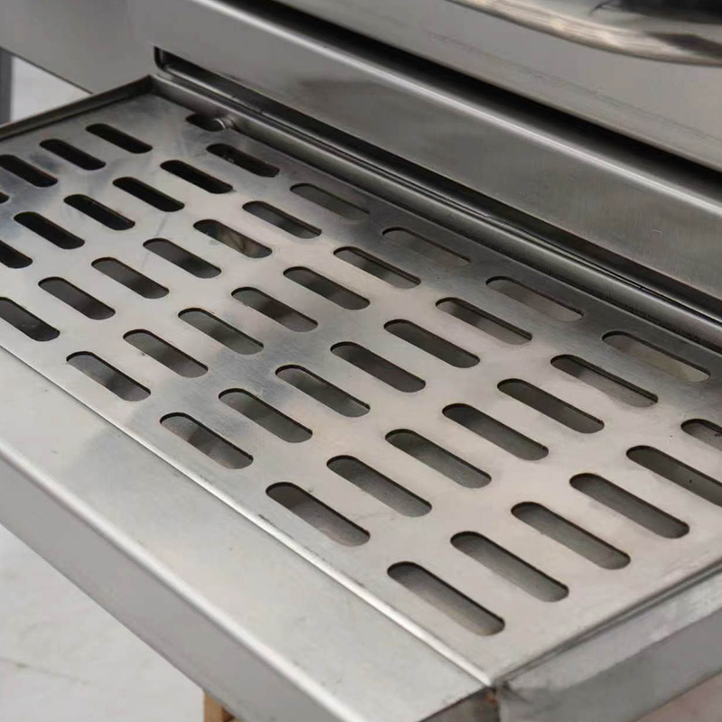 Kommerzielle Erdgas-/LPG-Steak-Kontaktgrill-Küchenmaschine aus Edelstahl